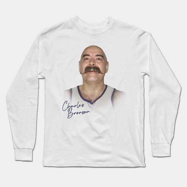 Charles Bronson Long Sleeve T-Shirt by DankFutura